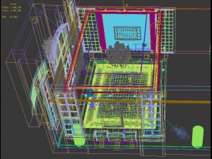 stylish luxury home decoration - living room 6149 3D Model