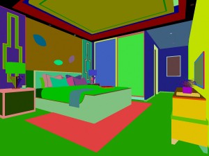 luxury luxury home decoration - bedroom 6101 3D Model