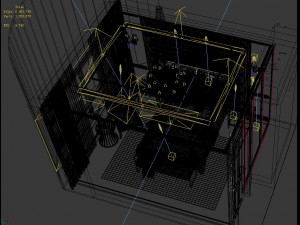 luxury luxury home decoration - bedroom 6103 Model 3D