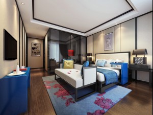 luxury luxury home decoration - bedroom 6104 3D Model