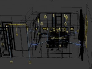 luxury luxury home decoration - bedroom 6104 Modello 3D