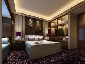 Luxus-Luxus-Wohndekoration – Schlafzimmer 6106 3D Modell