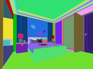 luxury luxury home decoration - bedroom 6106 3D Model