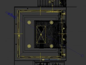 luxury luxury home decoration - bedroom 6106 3D Model