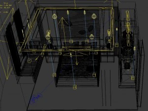 luxury luxury home decoration - bedroom 6106 3D Model