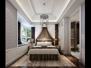 luxury luxury home decoration - bedroom 6107 3D Model
