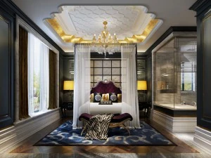 luxe luxe woondecoratie - slaapkamer 6108 3D Model