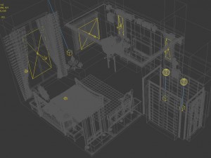 fashion concise single apartment 5101 3D 모델