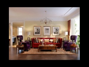 fashionable concise european living room 1713 Modelo 3D