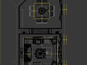 fashionable concise european living room 1713 Modelo 3D