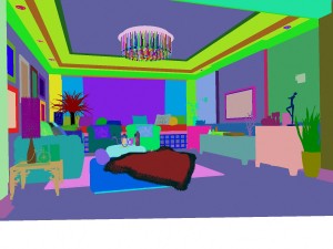 fashionable concise european living room 1715 Modelo 3D