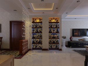 fashionable concise european living room 1740 3D Модель
