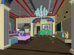 style concise european living room 1794 3D मॉडल