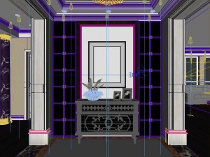 fashionable concise european living room 5102 3D 模型
