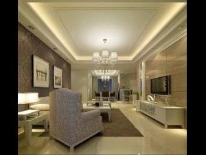 fashionable concise european living room 5129 3D Model