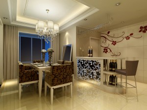 fashionable concise european living room 5129 3D Модель