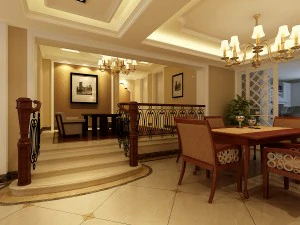 style concise european living room 1749 3D Model