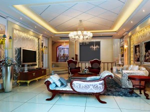 style concise european living room restaurant 1766 3D Model