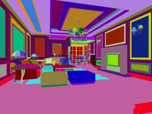 style concise european living room 1775 Modelo 3D