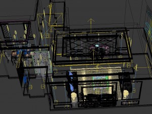 style concise european living room 1775 Modelo 3D