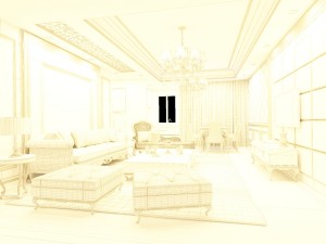 style concise european living room of 1776 Modèle 3D