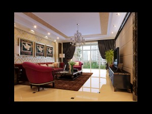 fashionable european living room 5141 Modelo 3D