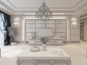 fashionable european living room 5141 Modèle 3D