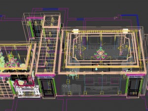 fashionable european living room 5145 3D Модель