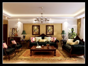 fashion european living room 5150 Modèle 3D