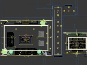 fashion european living room 5150 3D Model