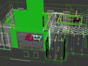 fashionable european living room 5152 Modello 3D