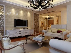 패션 유럽 거실 5154 3D 모델