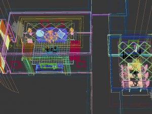 fashionable european living room 5155 3D Model