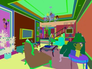 fashionable european living room 5167 3D Model
