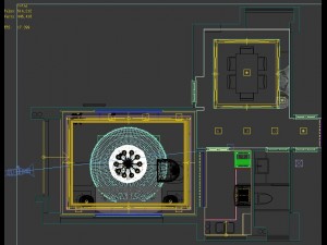 fashionable european living room 5167 3D Model