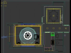 fashionable european living room 5167 3D Model