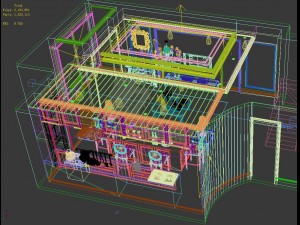 fashionable european living room 5172 Modelo 3D
