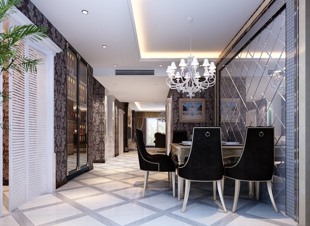 fashion european living room 5134 3D Model .c4d .max .obj .3ds .fbx .stl .blend 