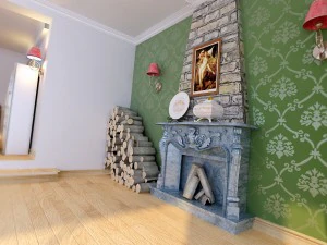 el sal&oacute;n es 1803 Modelo 3D