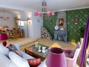 the living room is 1803 Model 3D