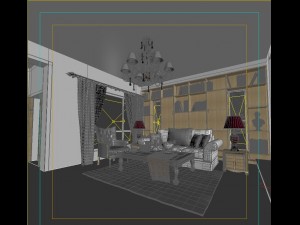the living room is 1803 Model 3D