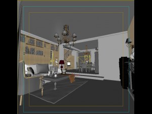 the living room is 1803 Model 3D