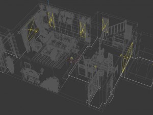 the living room is 1803 Model 3D