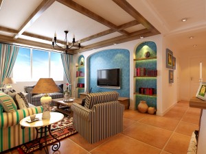 the living room is 1809 3D Model
