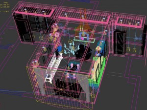 the living room is 1809 Modèle 3D