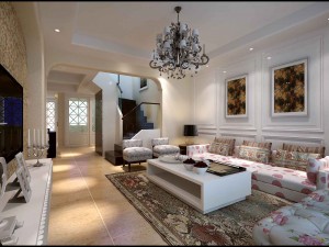 the living room is 1810 3D Model