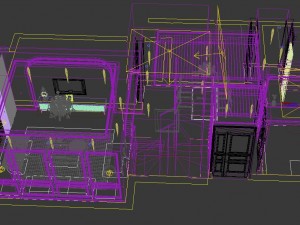 the living room is 1810 3D Model