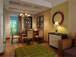 the fashionable rural style room 1812 3D Model