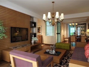 the fashionable rural style room 1812 3D Model