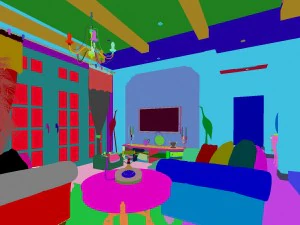 the living room is 1817 3D Model
